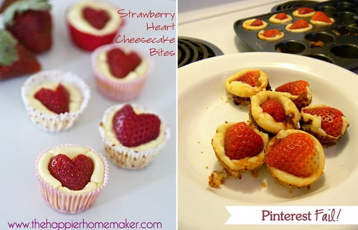 Valentines day fail strawberry cheese cupcake