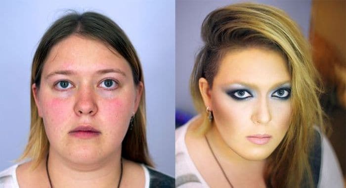 58 With and Without Makeup Pictures of Girls That Will Shock You - 07