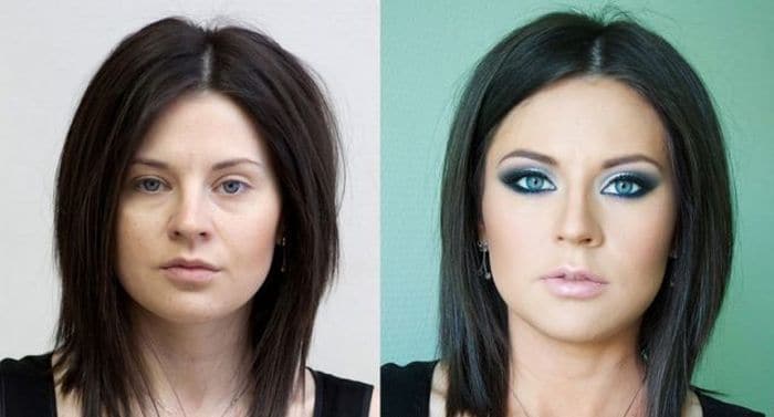 58 With and Without Makeup Pictures of Girls That Will Shock You - 09