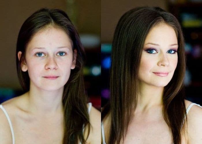 58 With and Without Makeup Pictures of Girls That Will Shock You - 26