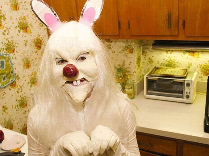 20 Creepy Vintage Easter Bunny Pics Guaranteed To Make You Say WTF -08