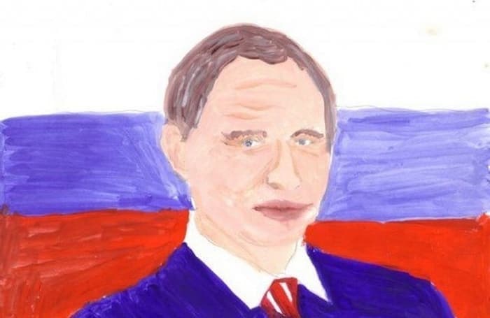 27 Funny Drawings of Putin By Russian Kids Will Make You LOL -01