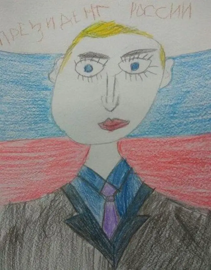 27 Funny Drawings of Putin By Russian Kids Will Make You LOL -21