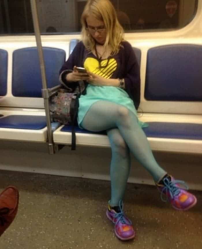 The Weirdest People Ever Found Riding On The Subway -13