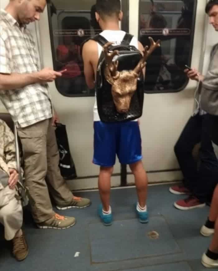The Weirdest People Ever Found Riding On The Subway -15