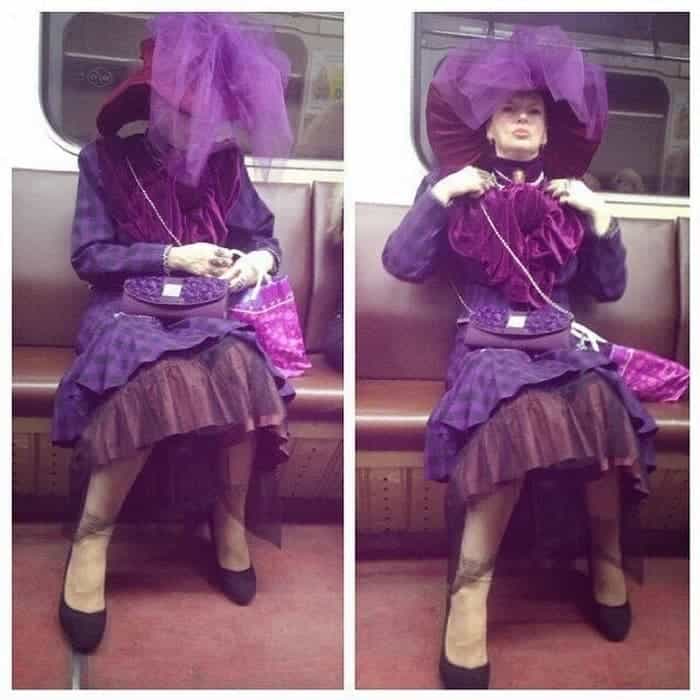 The Weirdest People Ever Found Riding On The Subway -18