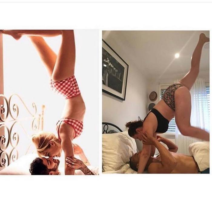 Woman Ridiculously Recreates Celebrity Instagram Photos (49 Pics)-07