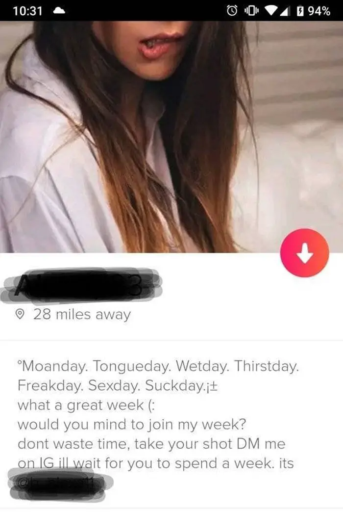 60+ Funny Tinder Profiles That Will Make You Look Again-18