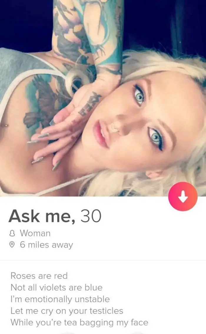 60+ Funny Tinder Profiles That Will Make You Look Again-31