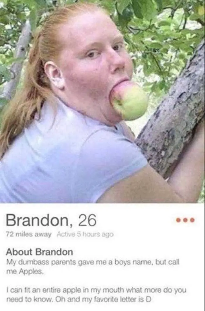 60+ Funny Tinder Profiles That Will Make You Look Again-36